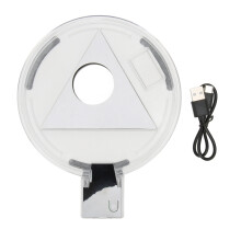 Σταθμός φόρτισης χειριστηρίου LED με φώτα PS5RGB με προστασία από υπερθέρμανση Διπλή
