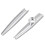 2X New Silver Kazoo Aluminum Alloy 3