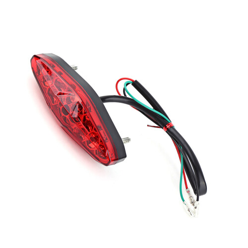 Ενσωματωμένο φως φρένων LED, Universal πίσω φως για μοτοσικλέτα, ATV, μέγιστη ορατότητα, 1