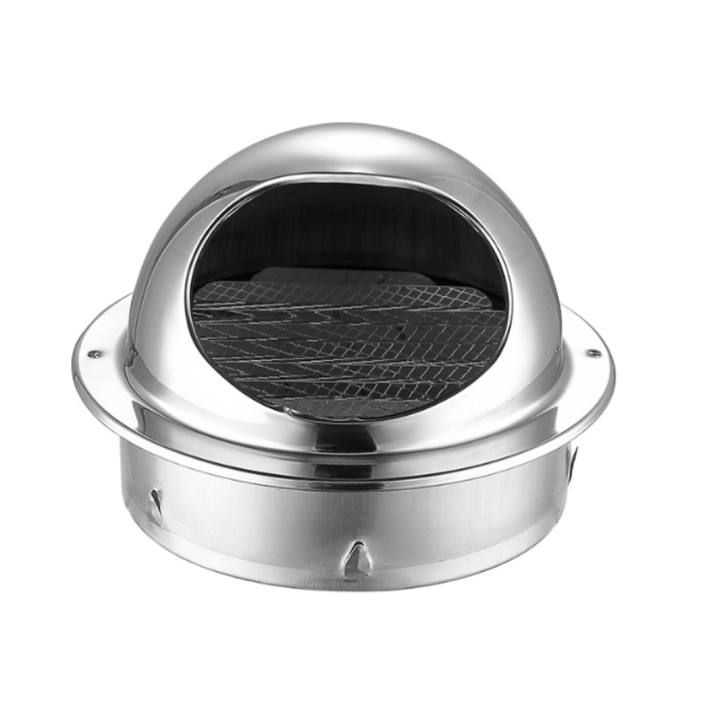 Exhaust Vent Cap For Residential Use, Louver Grille Cover With Anti-Rust And Corrosion Resistant, Hemispherical Hood Design Easy Installation For Drye 9198585329157