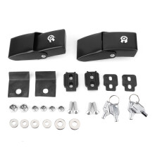Glasáin Chochall Cóimhiotal Alúmanaim4Jeep Wrangler JK JL Gladiator JT, Tacar Glasála Cochall Frithsheasmhach in aghaidh Creimeadh Tacar Glasála