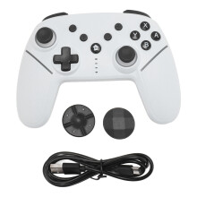 Mando de juegos con gatillos analógicos de efecto Hall, mando inalámbrico compatible con Switch, Windows, Android, iOS, luces LED RGB, detección