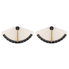 2X Inclinometer Marine Clinometer Level Inclinometer Angle Finder Instrument for Ships Boats Yachts Nautical Clinometer