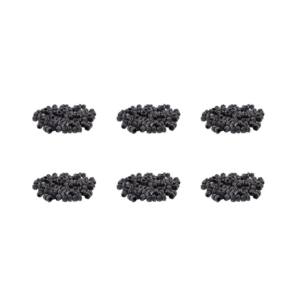 300 x Black Plastic Waterproof Connector PG11 5-10mm Diameter Cable Gland