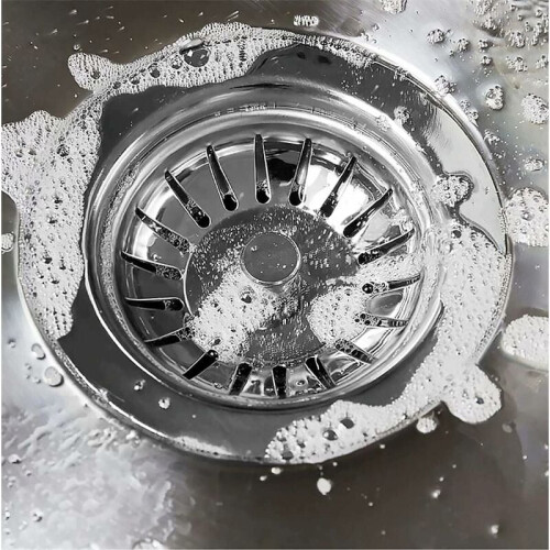 Deep Basket Kitchen Sink Strainer, Anti-Clogging Waste Plug Filter For Durable Material And Easy Installation 1