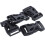 16Pcs Plastic Side Quick Release Buckles Clip for 25mm Webbing Band Black 6