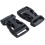 16Pcs Plastic Side Quick Release Buckles Clip for 25mm Webbing Band Black 5
