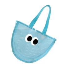 Mesh met grote capaciteit Strandtas voor kinderen-Blauw