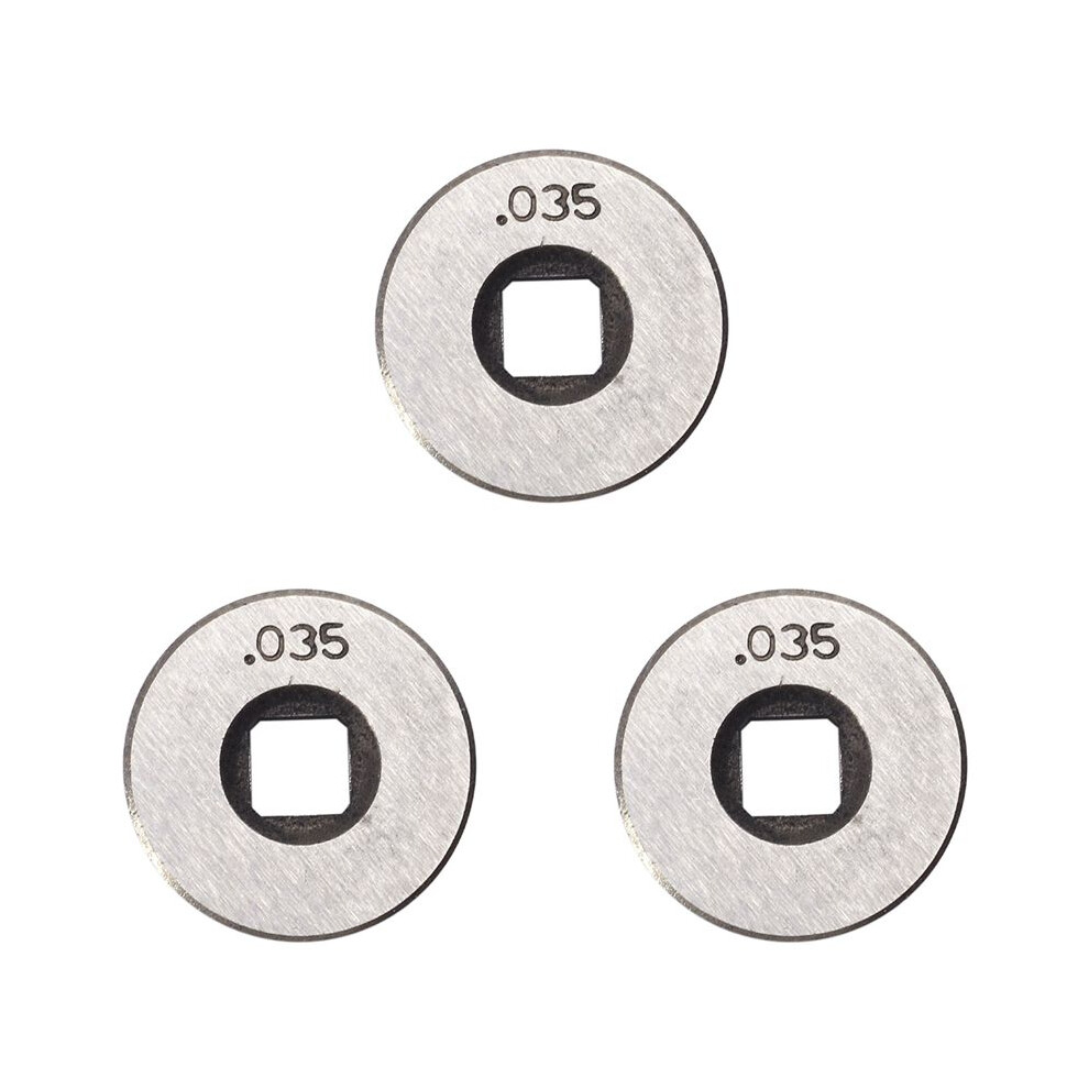 3X Mig Welder Wire Feed Drive Roller Roll Wheel Kit 25Mm Diameter 0.8-0.9Mm/.030 Inch-.035 Inch 4711607035673