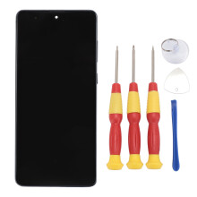 Érintőképernyős digitizer szerelvény Samsung Galaxy Note10Lite javításhoz, OLED nagy képpontszámú, tiszta kijelző, gyors reagálású,
