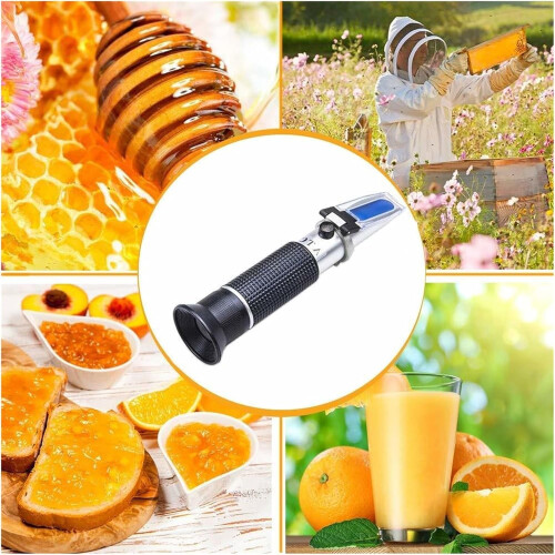 Honey Refractometer 58–92% Brix 38–43Baume for Beekeepers Winemaking 2