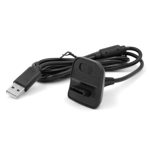 Τροφοδοτικό για ασύρματο χειριστήριο Xbox360, ανταλλακτικός φορτιστής με εύκαμπτη 1