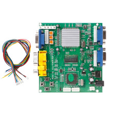Spielvideo-Ausgangskonverter für Arcade-Systeme, automatische CGA-, EGA- und YUV-Signalerkennung mit Bildschirmanzeige in Englisch und Chinesisch,