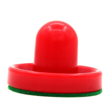 8piece Air Hockey Accessory Set: Pucks and Ergonomic Strikers for Table Hockey Games, Competitions, and Game Rooms (Red)