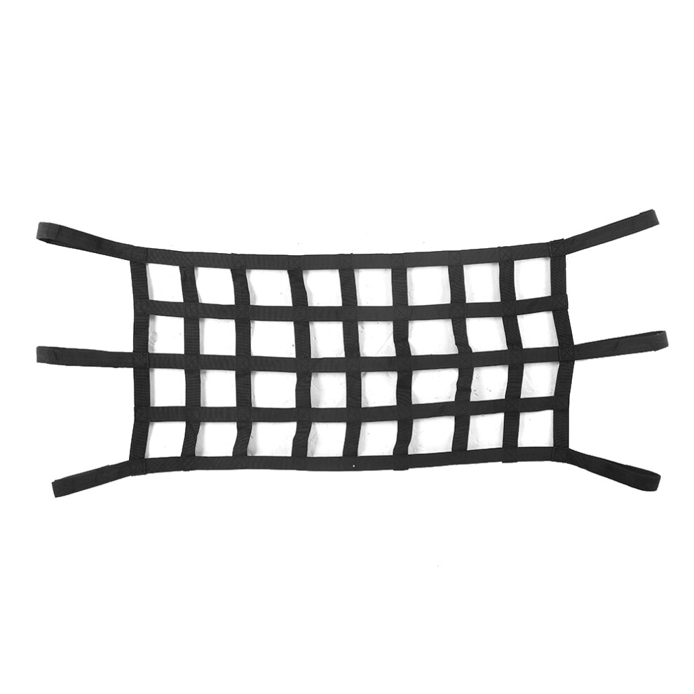 Roof Top Hammock 4 Jeep Wrangler Wide Application Superior Durability Mesh Cargo Net W/ Passenger & Pet Safety Net Features Fits 1997-2017 Models 9139052954960