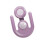 Organisateurs de étagères à chaussures à ventouse,-Violet 1