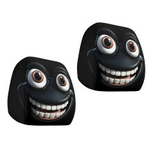 Paquet de 2 couvre-appuie-tête de voiture, yeux de-grenouille
