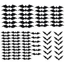 Halloween Bat vastklampt zelfklevende PVC-sticker-72