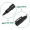 Golf marking pen for ball marking, alignment tool, line marker, durable ABS materials, easy to use 2