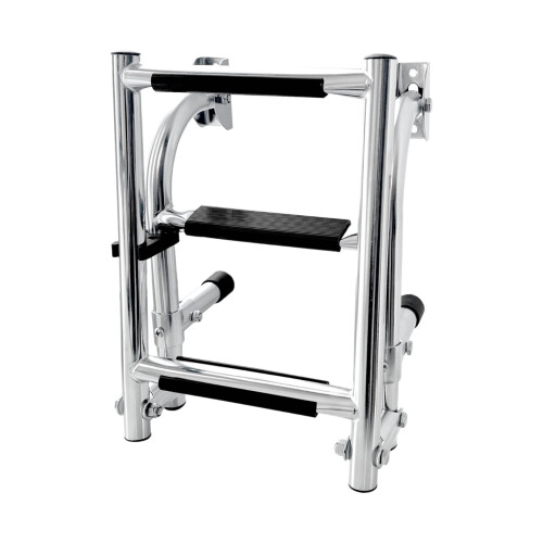 Foldable Compact Ladder Non Slip Swimming Pool Extension Telescoping 1