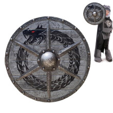 Medieval Sign Decorative Screen for House Medieval Sign Eivor Valhalla Viking Authentic Battle Sign for Role Play 38 x 38 cm