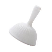 Entonnoir en silicone résistant à la chaleur avec bec-Blanc