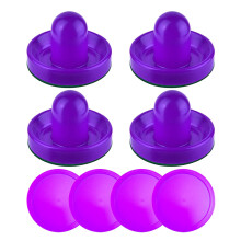 Air Hockey Pusher and Air Hockey Pucks Replacement for Game Tables Goal Paddle Replacement Toy Set