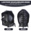 Gimp Mask Wicked Demon  Leather Mask with Plush Lining Adjustable Back Tie Removable Ref: 3188 4