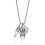 Collana gotica con scheletro e teschio, collana punk con ciondolo, gioielli e accessori 1