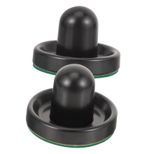 1Set Table Hockey Paddles Black Pushers Felt Pucks Hockey Accessories For Air Hockey Replacement Parts For Gaming Enjoyment