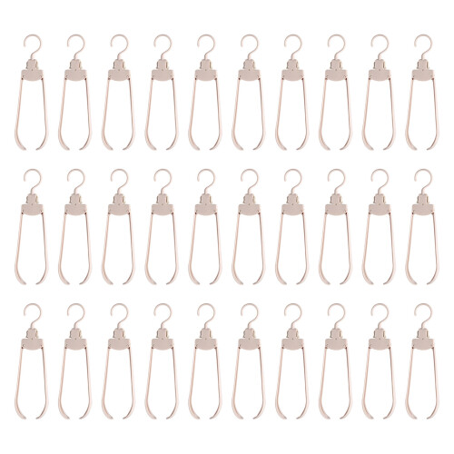 Foldable Clothes Hanger Quick Space Organiser For-apricot