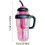 Μπουκάλια νερού με καλαμάκι, Μπουκάλια νερού Kawaii, Χαριτωμένα μπουκάλια νερού 2