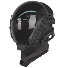 Airsoft Mask, Punk Gothic Cyber Mask for Men, AntiFog Face Mask, Futuristic Mask for Halloween Party, Cosplay, Tech Wear, Music Festival Accessories