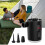 Portable Inflatable Air Pump, Rechargeable Pool Float Pump with LED Light 3
