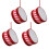 Weihnachtstrommel-Ornament, Stoffschaum,-B 1