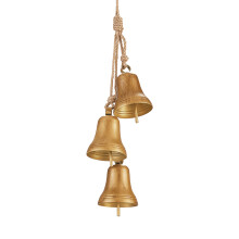Elegant Christmas Bell Decorations Resonant Sound Metal-B