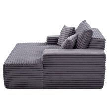 Sillón de relax de interior - DUOKU - 8035 - Confort óptimo - Tejido de peluche sintético - Listo para usar
