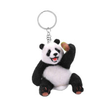Little Panda Needle Felting Supplies with Instructions for Beginners, Animal Panda Needle Felting Kit, Wool Felting Supplies Fu Bao