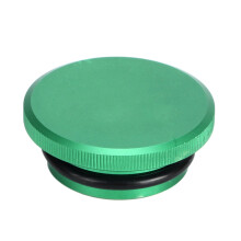Tappo serbatoio in alluminio ricavato dal pieno, magnetico, verde, a tenuta stagna, vestibilità precisa, resistente a polvere, acqua, pioggia e