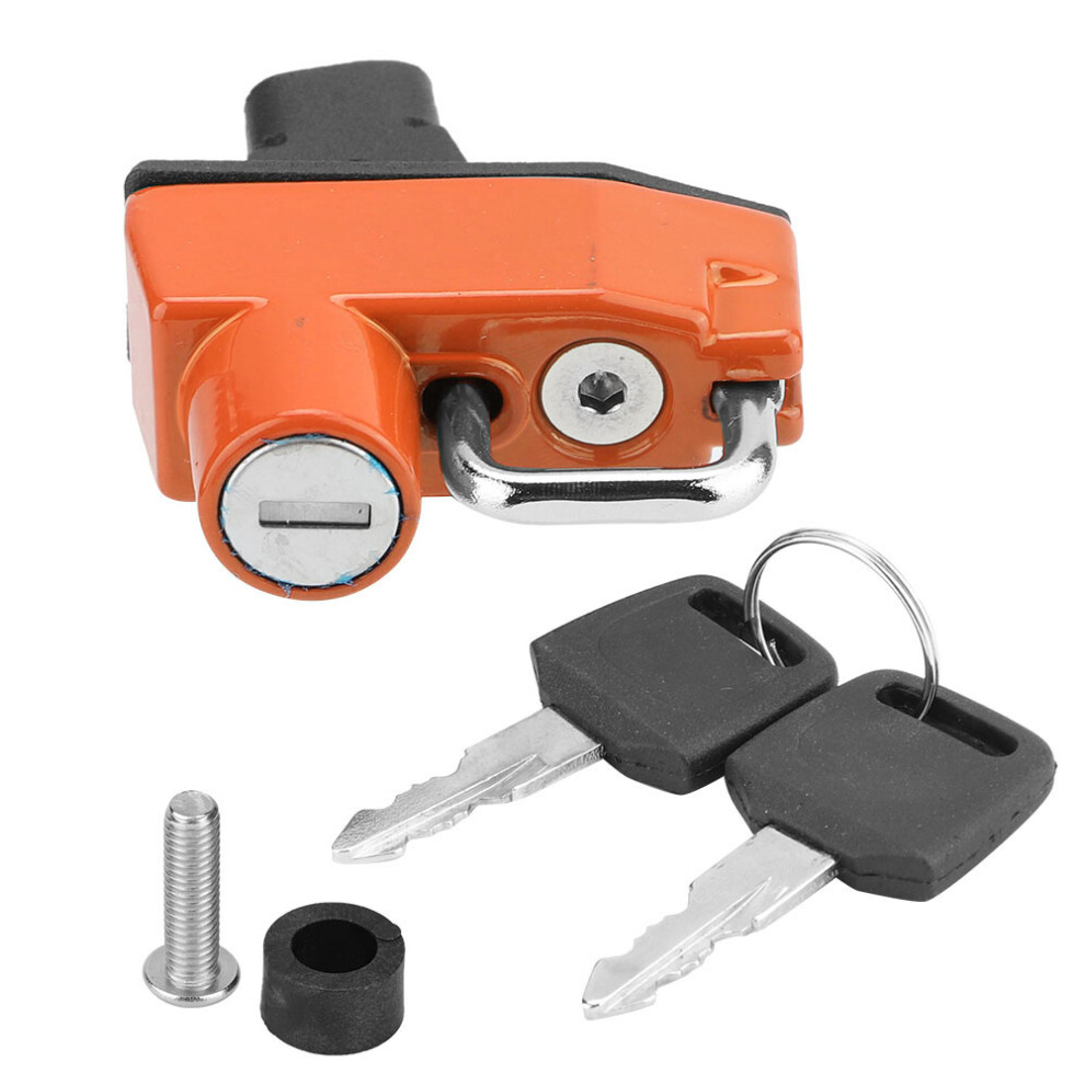 Helmet Security Lock Motorcycle Anti Theft Tamper Proof Lock Heavy Duty Aluminum Alloy Weather Resistant For Scooter Biker | Quality Product | Durable 9139052955905