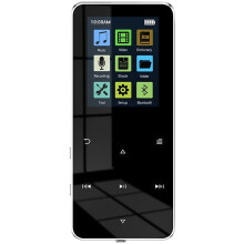 Lecteur MP3 avec Bluetooth, son HiFi sans perte, appareil de musique portable avec commandes tactiles, technologie de réduction du bruit pour un son