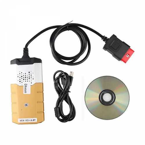Compatível com leitor de código OBD2 9241A V3.0 V2021.11, dispositivo de detecção de falhas Bluetooth de placa dupla, dourado