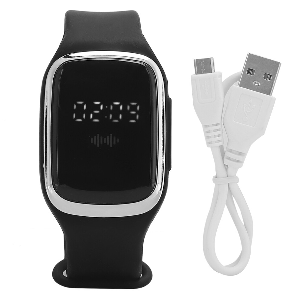 Ultrasonic Mosquito Repellent Bracelet Watch With Clock Function Usb Rechargeable Anti Mosquito Repeller Wristband For Adults Kids Mosquito Insect Rep 9486358093580
