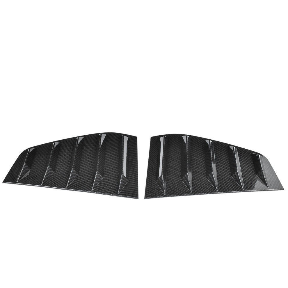 Car Side Vent Window Louver 4 2010-2015 Chevy Camaro Coupe, Stylish Design Sporty Racing Appearance Upgrade, Aerodynamic Design Gloss Trim Black 9139052956940