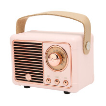 Altavoz portátil, altavoz inalámbrico multifuncional con sonido estéreo de 360 grados y calidad de sonido HiFi, altavoz Bluetooth retro con