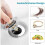Αναδιπλούμενο φίλτρο αποχέτευσης νεροχύτη με προστασία κατά των διαρροών και 5