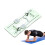 Pilates Board, Multifunctional Exercise Board, Sliding Ab Trainer, Foldable, PP Material, 105x40x3cm Green 1