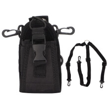 Husă radio cu design elastic lateral, material din nailon de înaltă calitate, oferă versatilitate și fiabilitate, potrivită pentru Baofeng,
