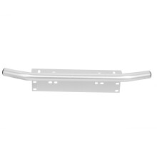 Suporte universal para placa de matrícula no para-choque dianteiro, em liga de alumínio resistente, compatível com barras de luz LED off-road e