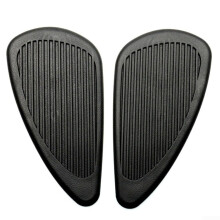 Motorcycle knee grip stickers for riders, nonslip, tank grip pads, black